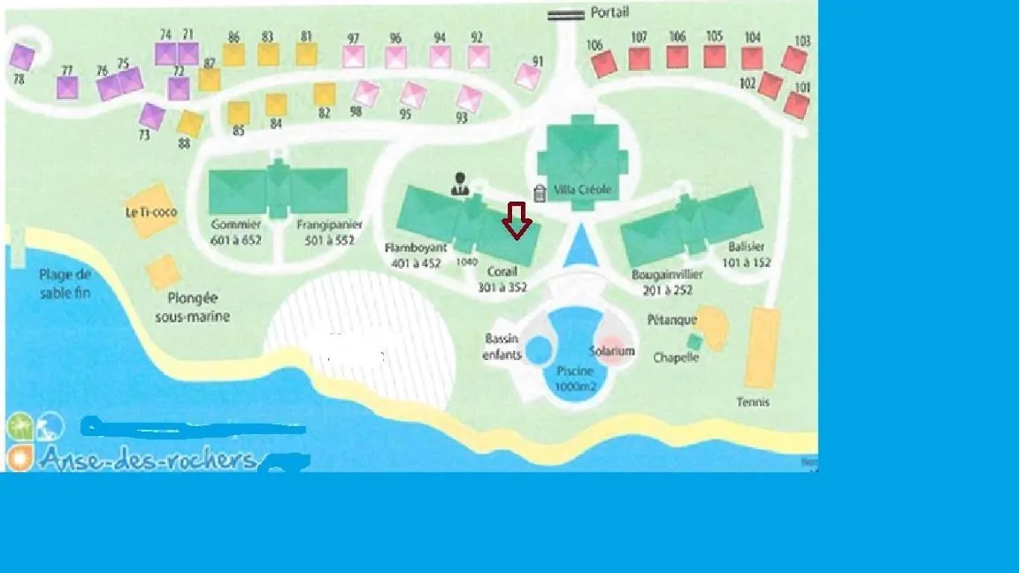 Appartamento Le Corail Des Rochers - Studio Climatise Piscine Partagee Saint-Francois  Guadalupa